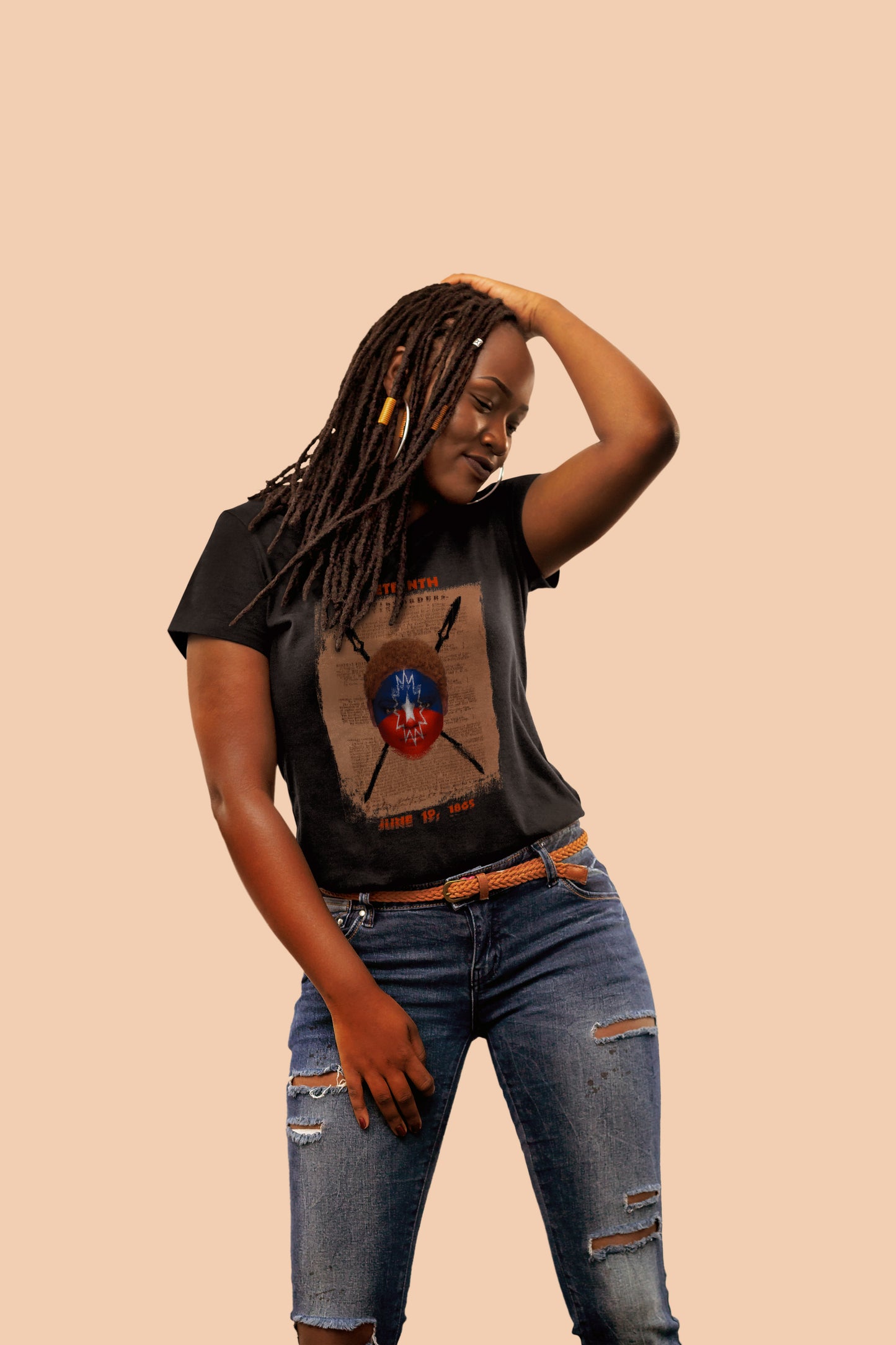 Juneteenth Celebration V-neck